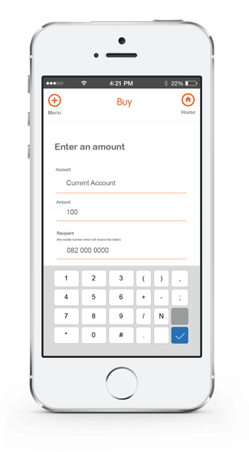 Enter amount