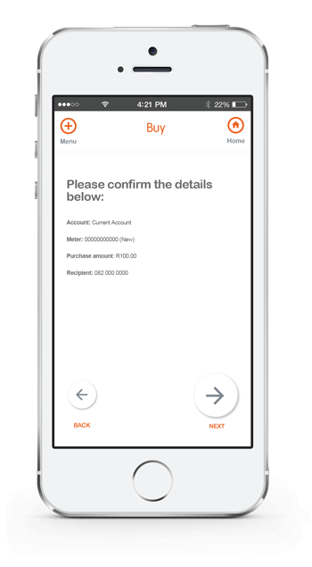 Confirm details